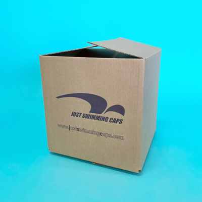 Customised Printed Brown Postal Boxes - 229x229x229mm - Sample