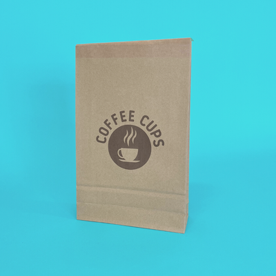 Customised Printed Brown Standard Duty Paper Mailing Bags - 190x50x300mm - Sample