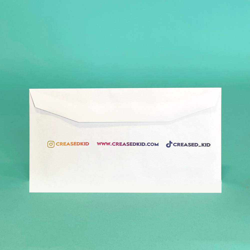 Customised Printed Gummed Folding Inserting Machine C5 Windowed Envelopes - 162x235mm - Sample