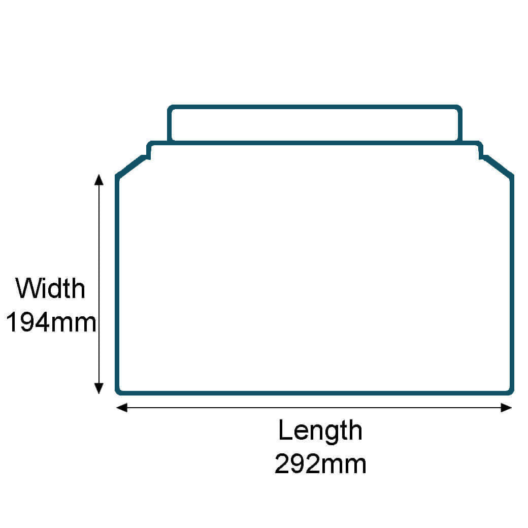 Customised Printed Capacity Book Mailers - Standard Solid Board - 194x292mm - Sample