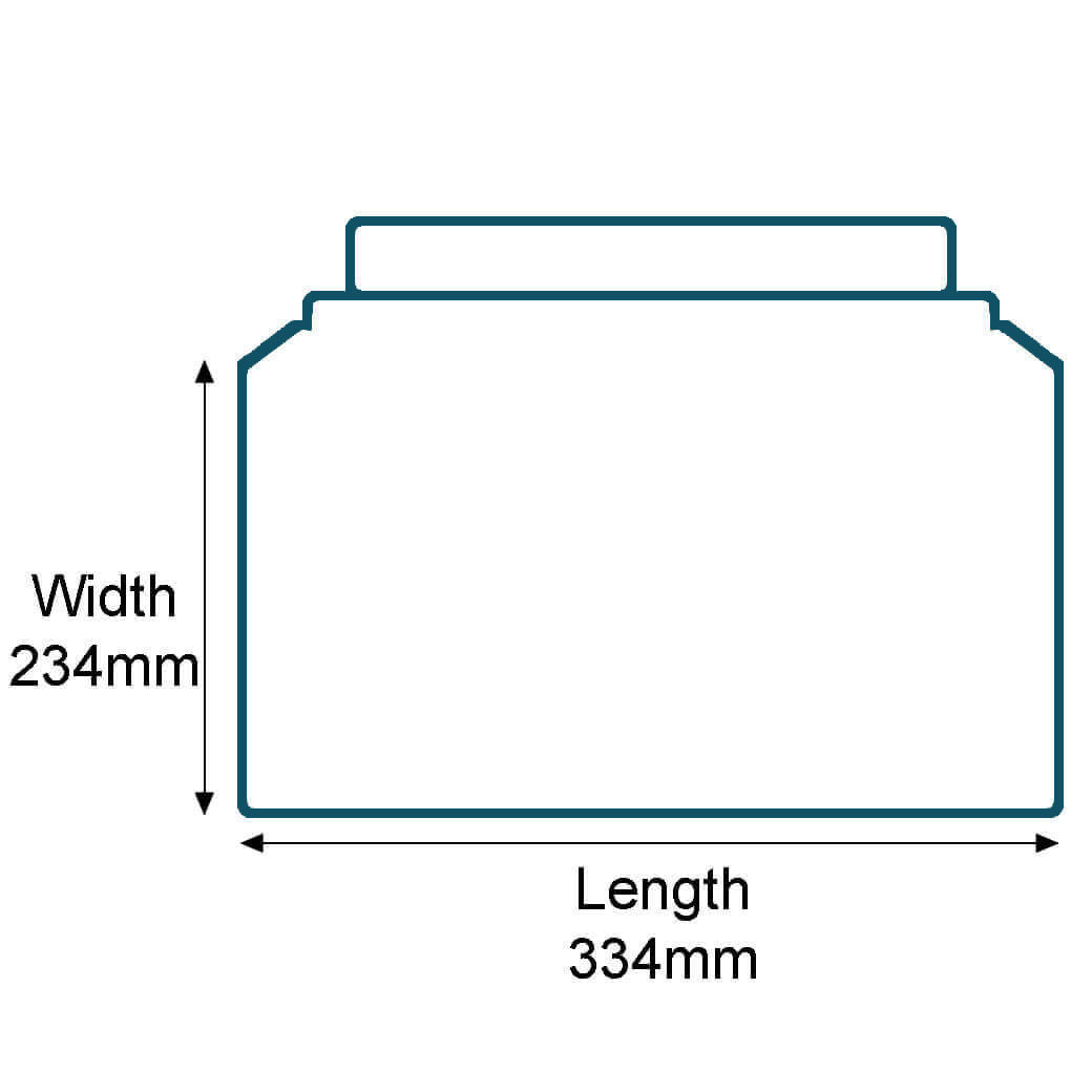 Customised Printed Cardboard Envelopes - Premium Corrugated Board - 234x334mm - Sample