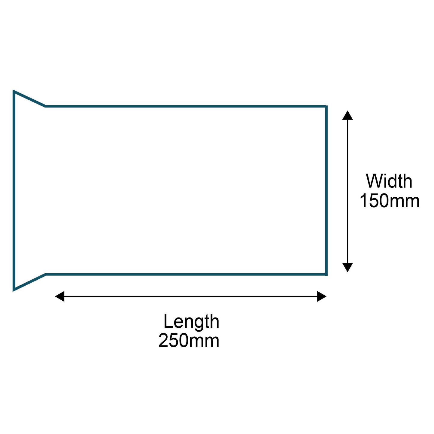 Customised Printed Corrugated Pocket Envelopes - 250x150mm - Sample