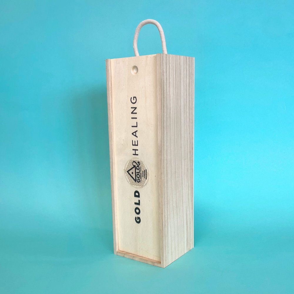 Customised Printed Wooden Bottle Boxes - 335x95x95mm - Sample