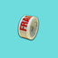 White & Red 'Fragile' Packing Warning Tape - 48mm x 66m