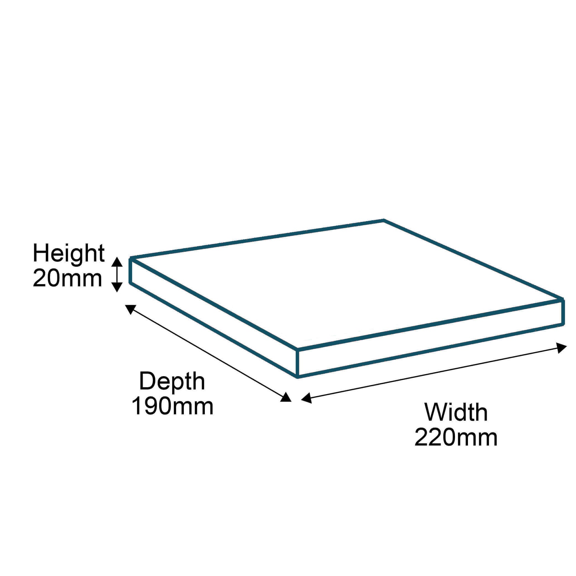 Customised Printed White Postal Boxes - 220x190x20mm