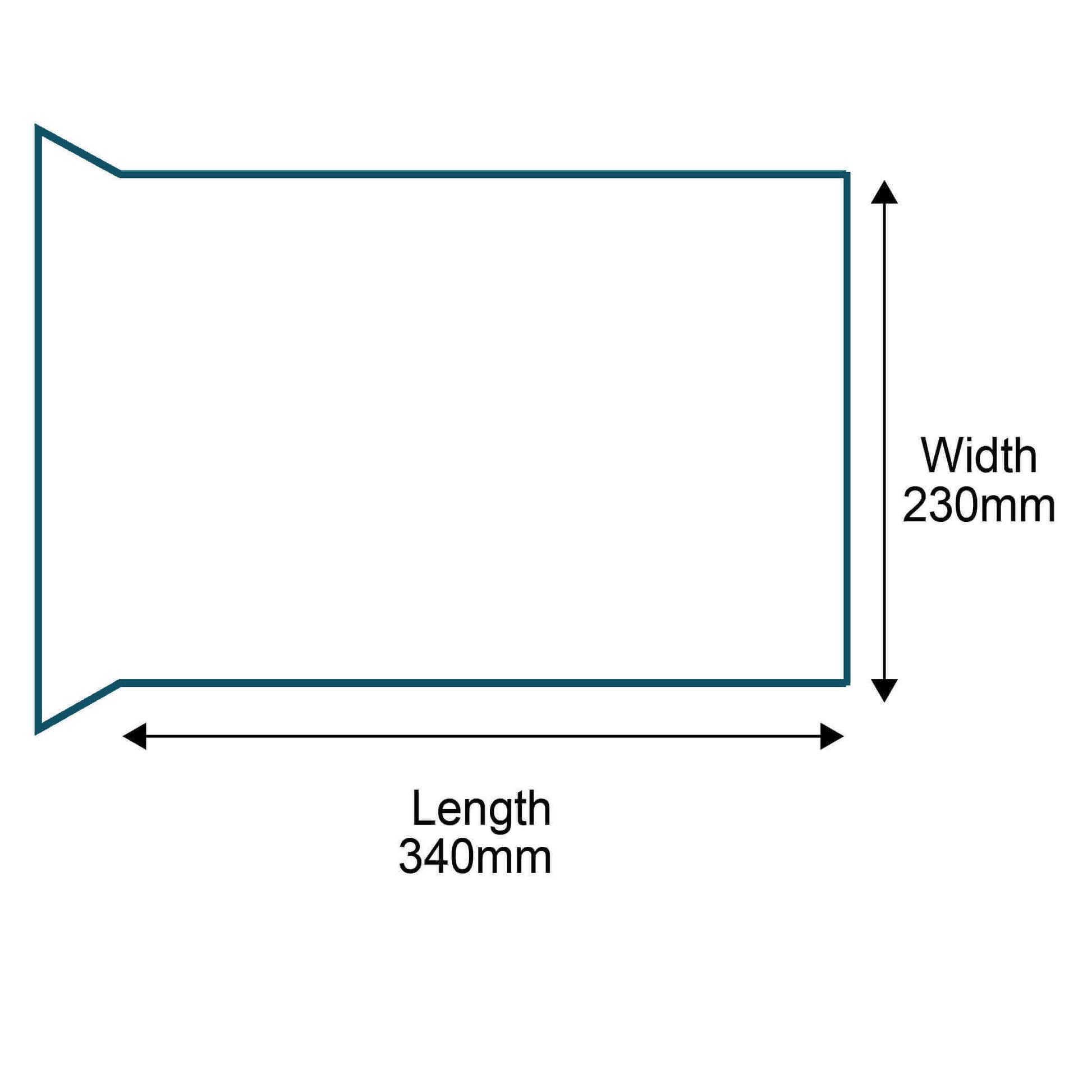 Customised Printed White Padded Envelopes - 230x340mm - Sample