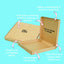 Customised Printed Brown Postal Boxes - 175x165x22mm - Sample