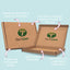 Customised Printed Brown Postal Boxes - 265x220x23mm