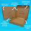 Customised Printed Brown 9 Inch Pizza Boxes - 229x229x38mm - Sample