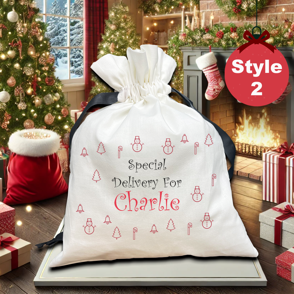 Personalised Bespoke Santa Gift Sack Unique Gift Idea