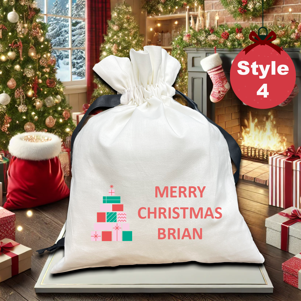 Personalised Bespoke Santa Gift Sack Unique Gift Idea