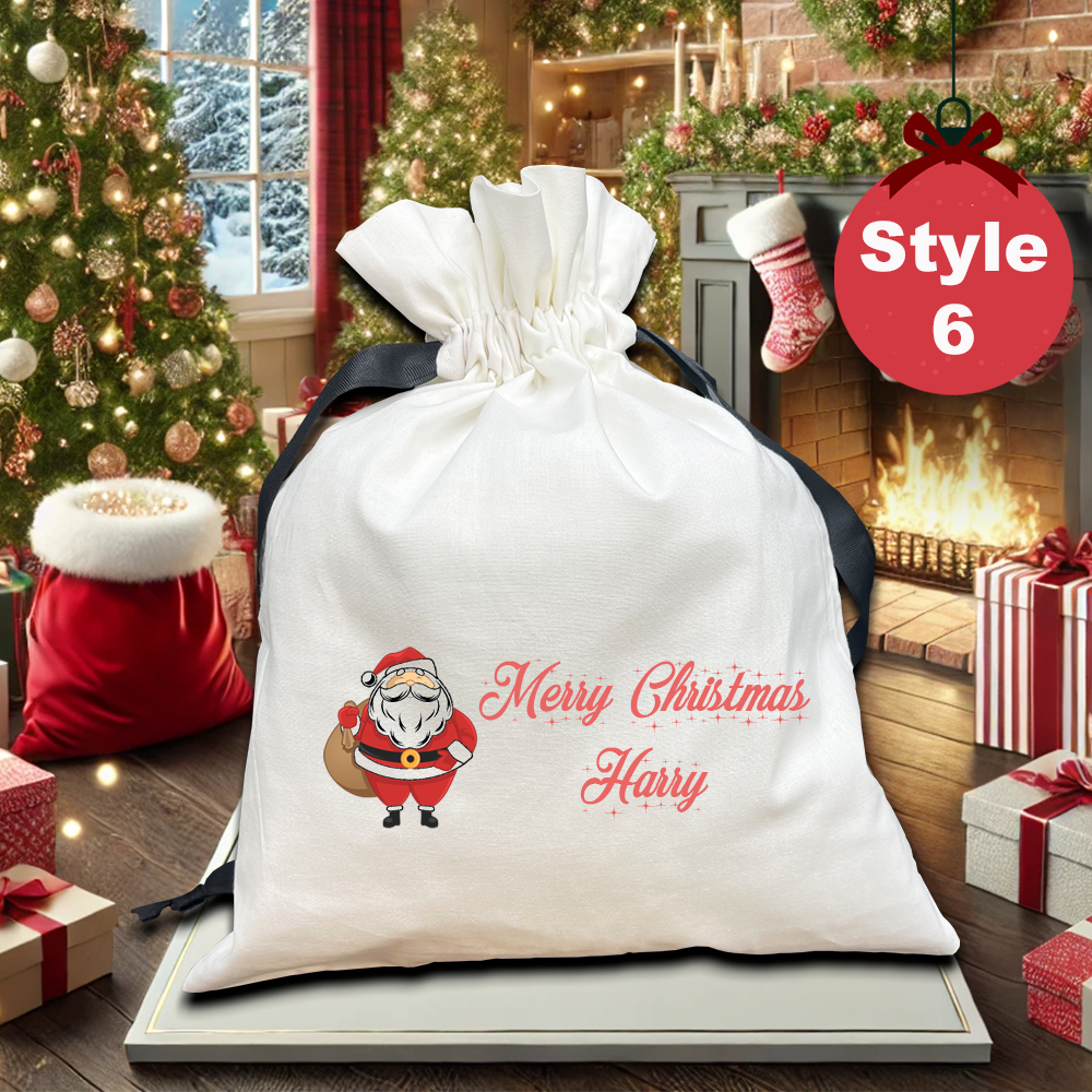 Personalised Bespoke Santa Gift Sack Unique Gift Idea